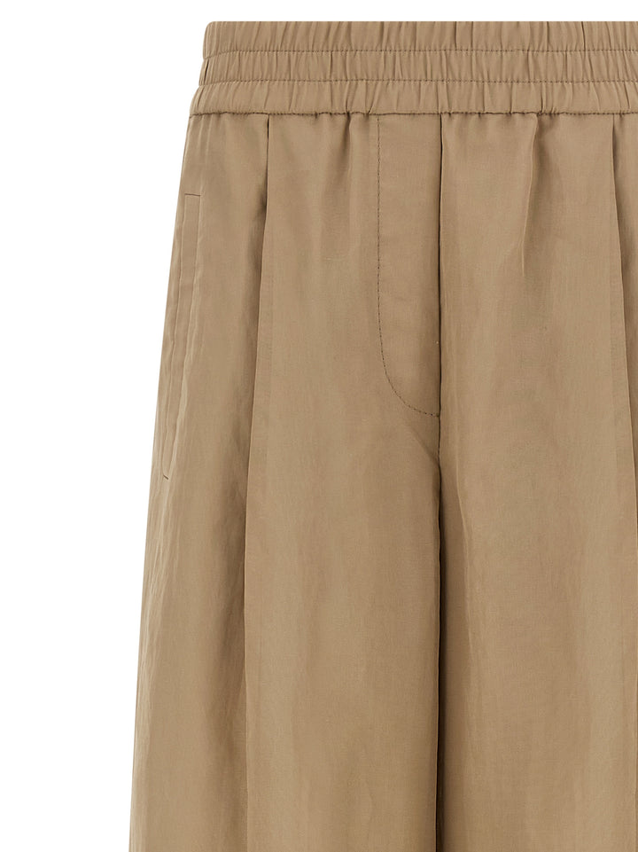 Brunello Cucinelli Loose Track Pantaloni - Beige | 931e5f95a638d796fcaae56f0cb59289e697ae68