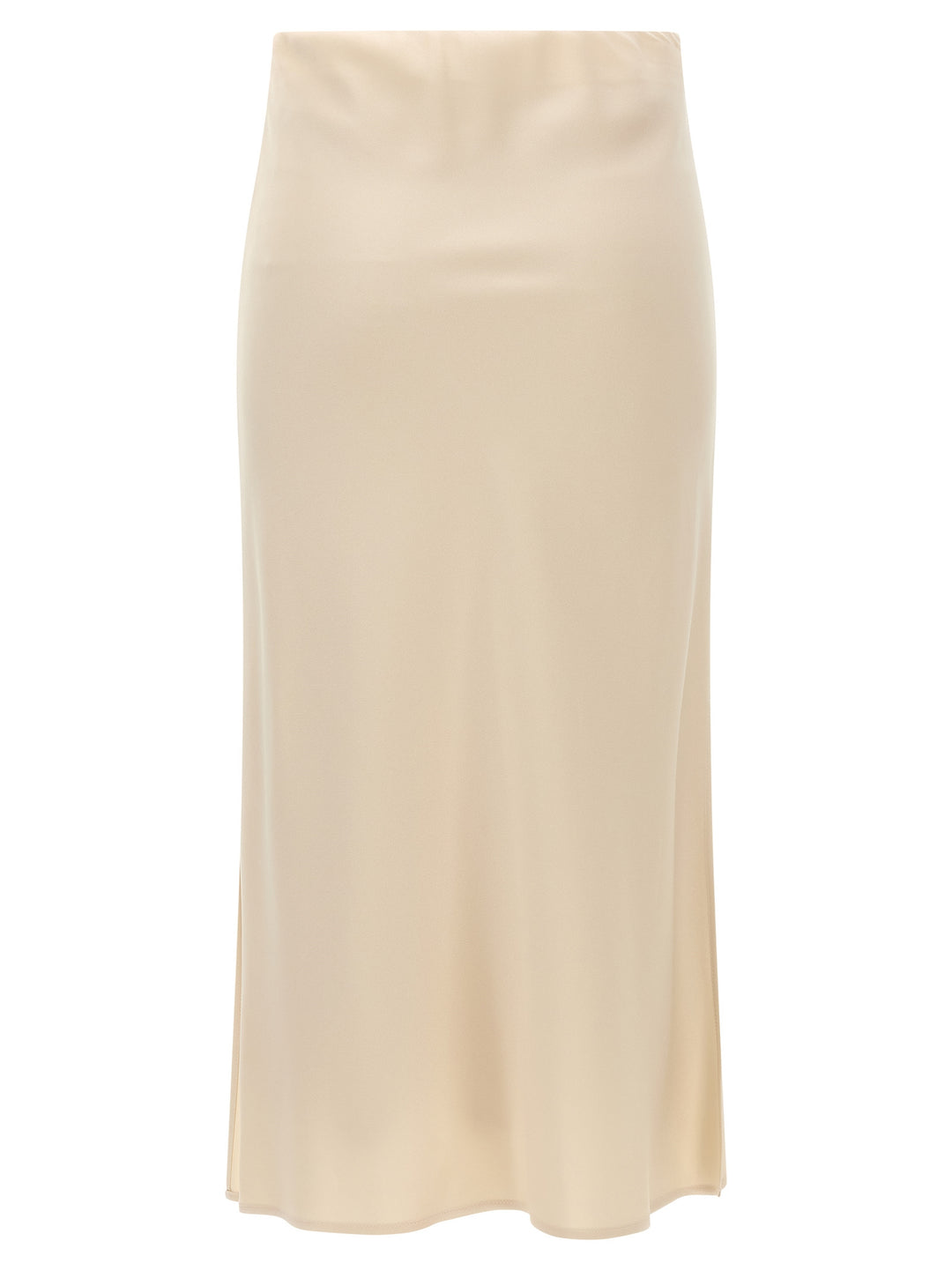 Brunello Cucinelli Pencil Fluid Gonne - Beige | 7cc1b8f7d534963abeef403a963e2d93e9087a51