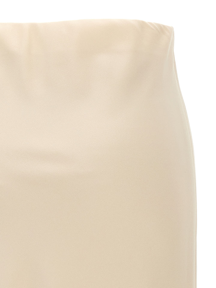 Brunello Cucinelli Pencil Fluid Gonne - Beige | b0655bb7b4207685af9ba46e5204f73312164287