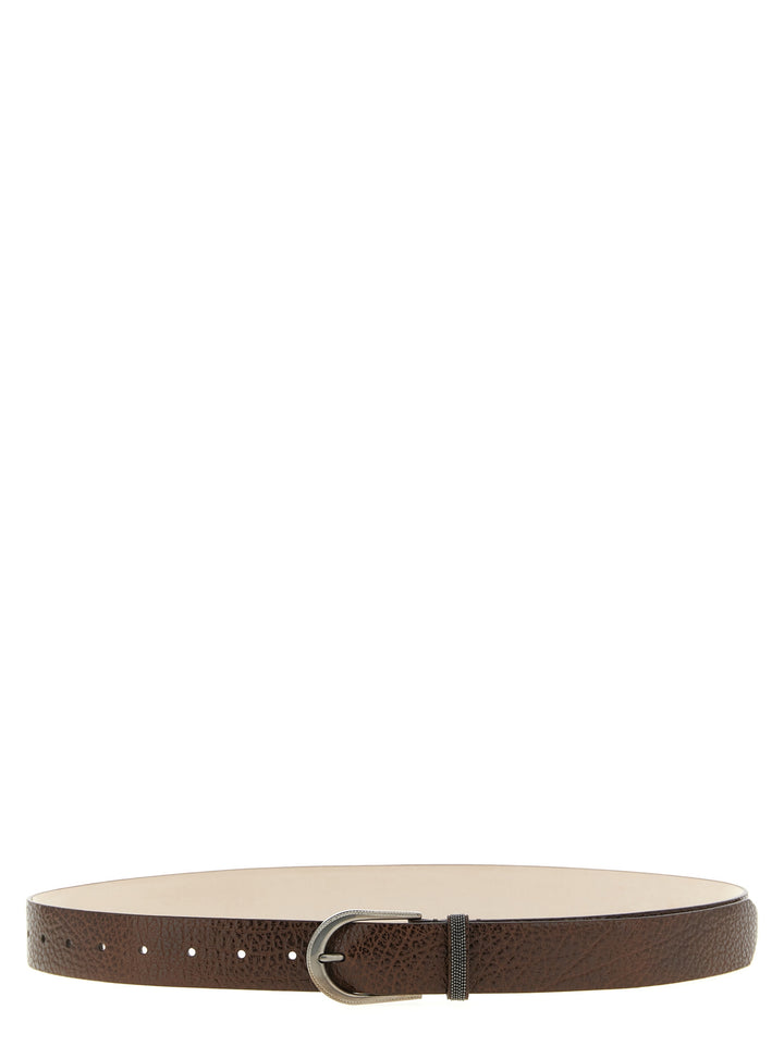Brunello Cucinelli Glossy Cinture - Marrone | 64d43a386b83870fb9f4594d02261ec6454abebc