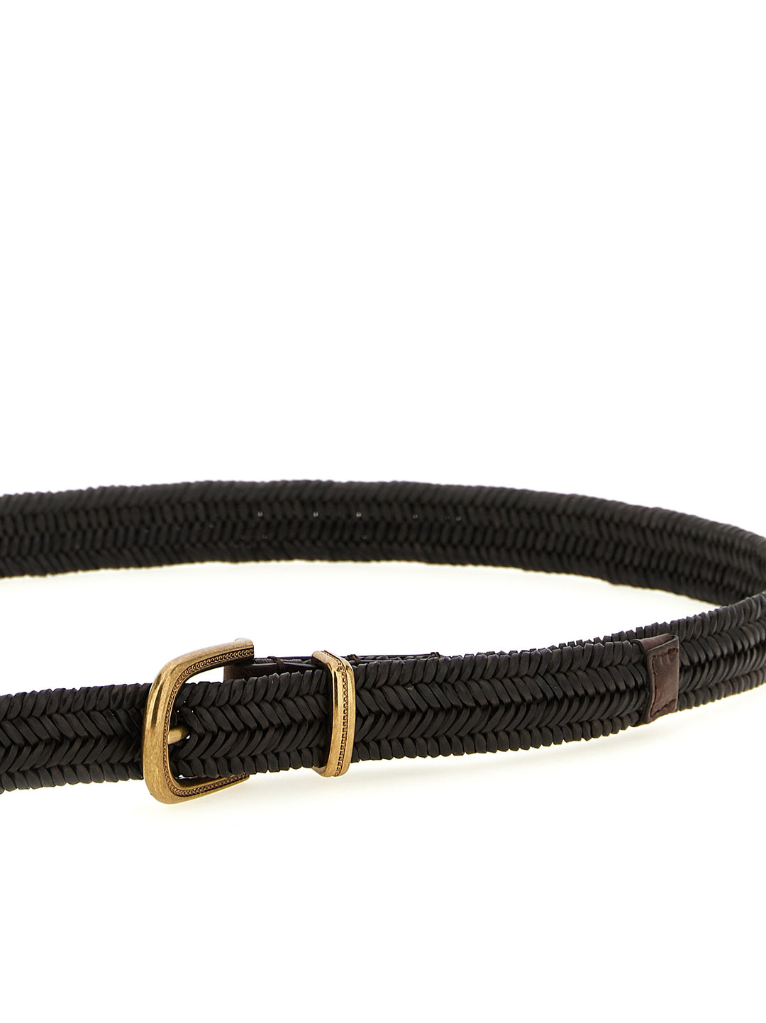 Brunello Cucinelli Stretch Leather Belt Cinture - Marrone | 0afd11dd74275eb64d09fb067639c0241a1470f2