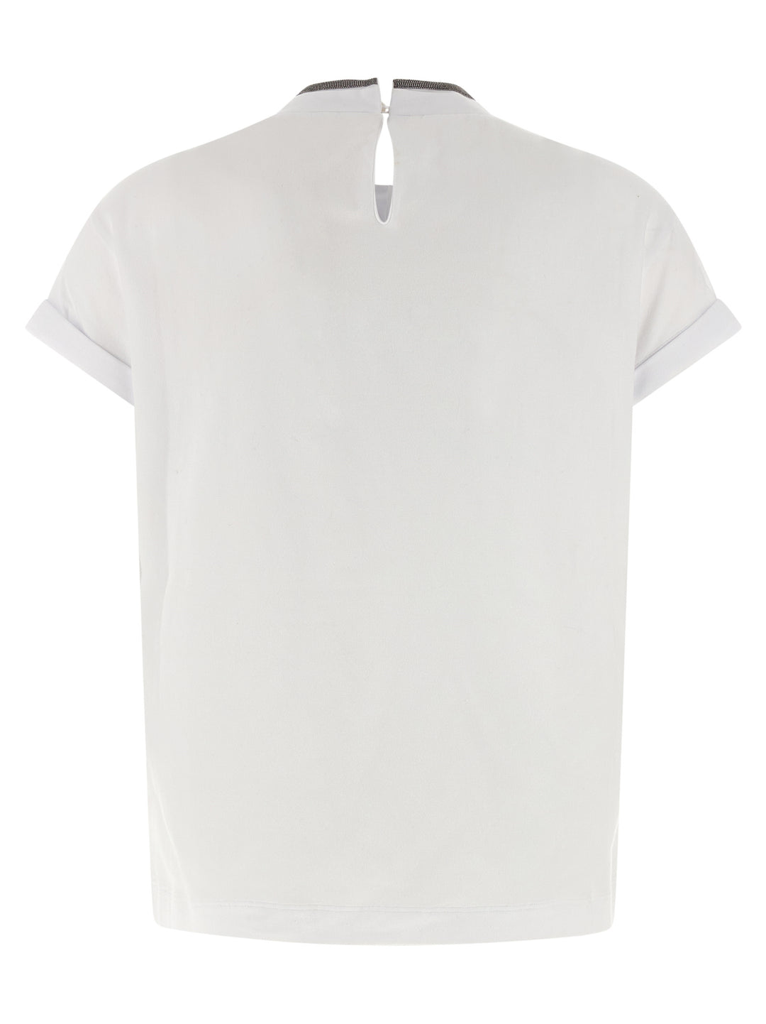 Brunello Cucinelli Monile T shirt - Bianco | c77f2258f6c2971ea8f146b7b97e991cd6bc840c
