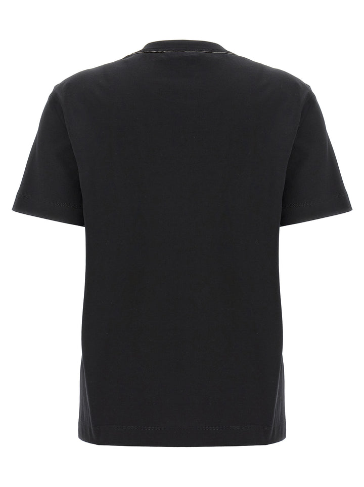 Brunello Cucinelli Monile T shirt - Nero | 71e6e0cfc62d1339c181294b5dea82fa5066f769