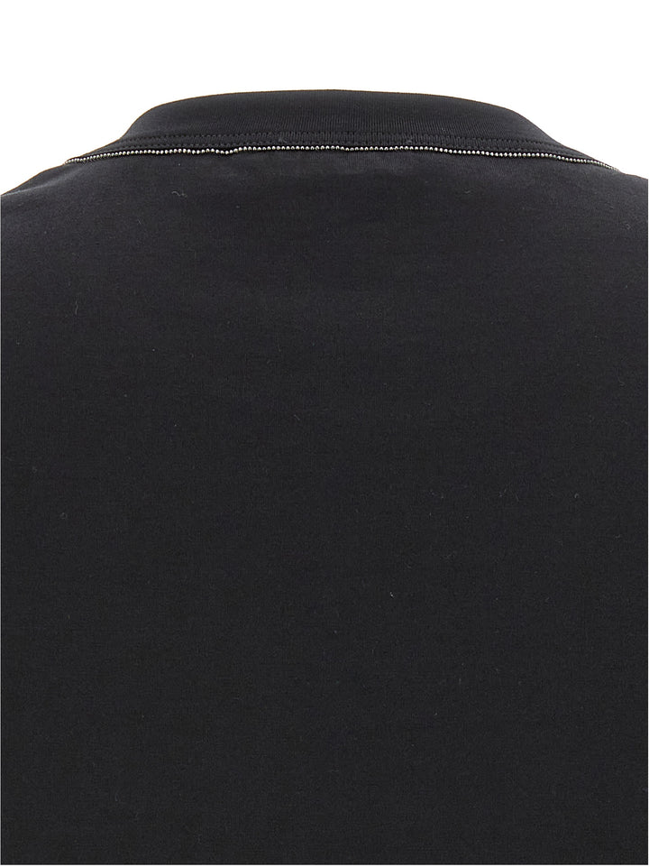 Brunello Cucinelli Monile T shirt - Nero | 85b8d56cb59e6774d64abb07f27ca68b83e5ca7d
