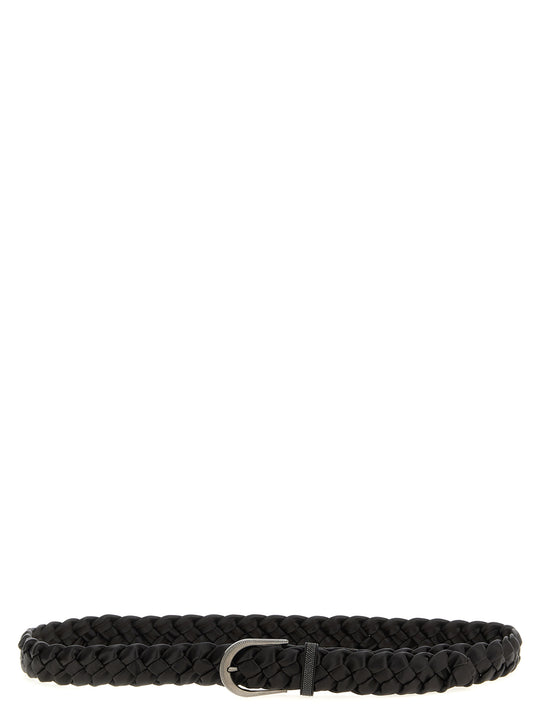 Jewel Buckle Belt Cinture Marrone