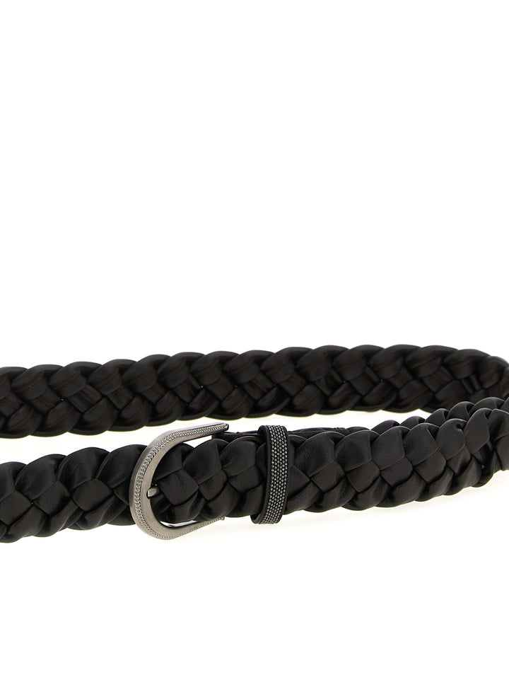 Brunello Cucinelli Jewel Buckle Belt Cinture - Marrone | 82f41ea2621be981acccbda9c4395c063d9a1a0b