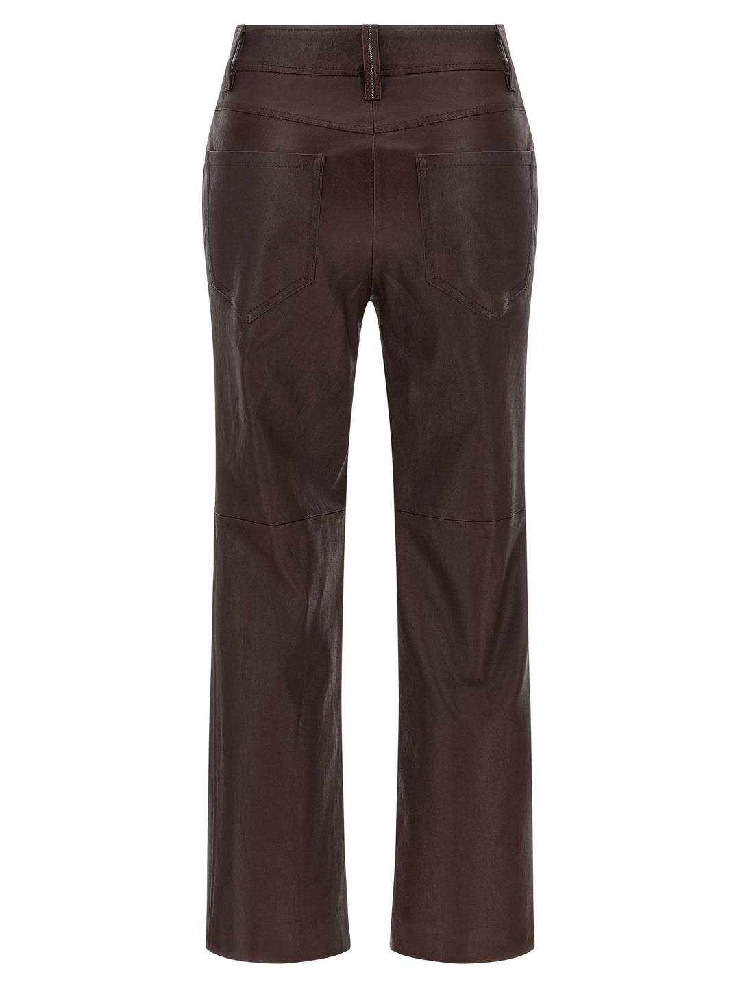 Brunello Cucinelli Square Cigarette Pantaloni - Marrone | becf1909a01bab0408bde2ce4bc22f01a9e15e0f