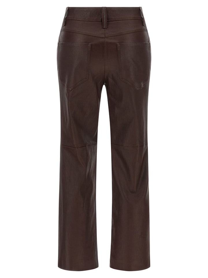 Brunello Cucinelli Square Cigarette Pantaloni - Marrone | becf1909a01bab0408bde2ce4bc22f01a9e15e0f