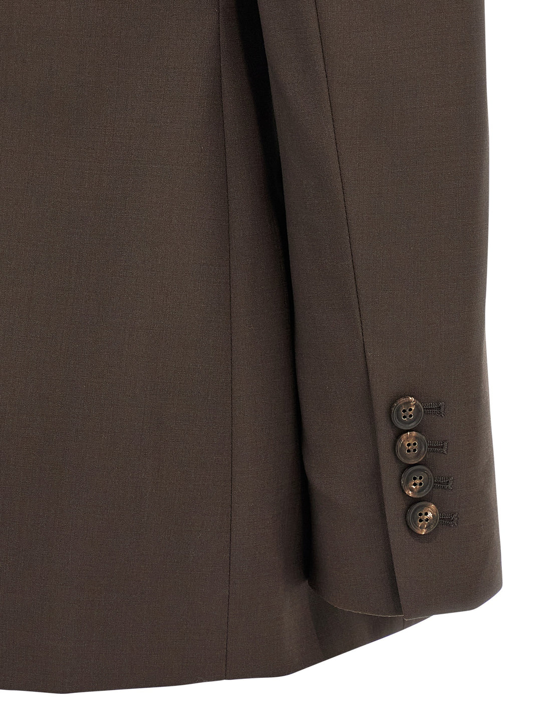 Brunello Cucinelli Tropical Luxury Wool Blazer BlazerS - Marrone | 6889bd740ca6ddfca516bc438cf928bfbcebbade