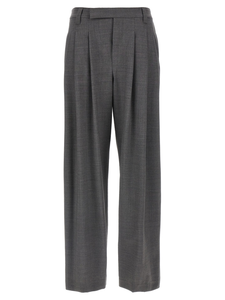 Brunello Cucinelli Sartorial Baggy Pantaloni - Grigio | 6803144cf3b1f0a22150691f80baf8dceef8f110