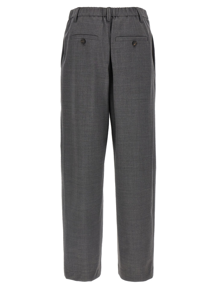 Brunello Cucinelli Sartorial Baggy Pantaloni - Grigio | 42a196f71b9aeb2fae7222236218cf477d84da2d