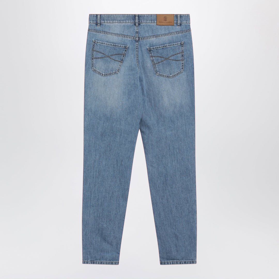 Brunello Cucinelli Pantaloni - Celeste | 855012dd5224d8d0d7b67764391f76327e54cd56