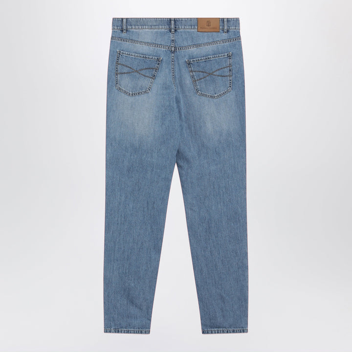 Brunello Cucinelli Pantaloni - Celeste | 855012dd5224d8d0d7b67764391f76327e54cd56