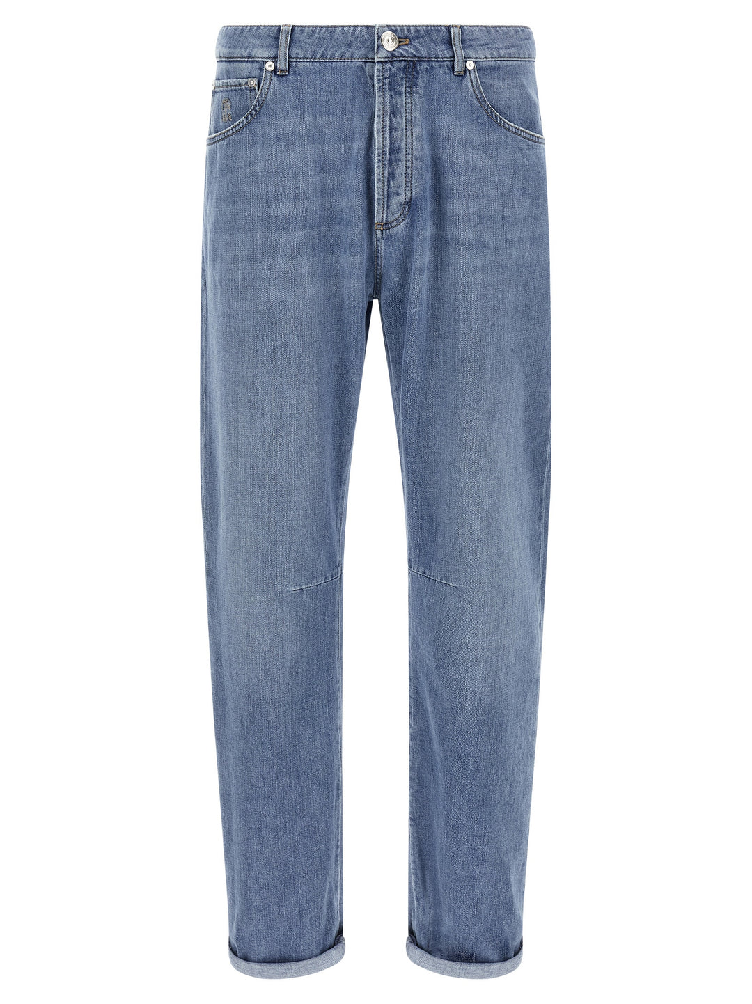 Brunello Cucinelli Denim Jeans - Celeste | f57053dd16aedbbe5c0e018b1abe256cabf7e88f