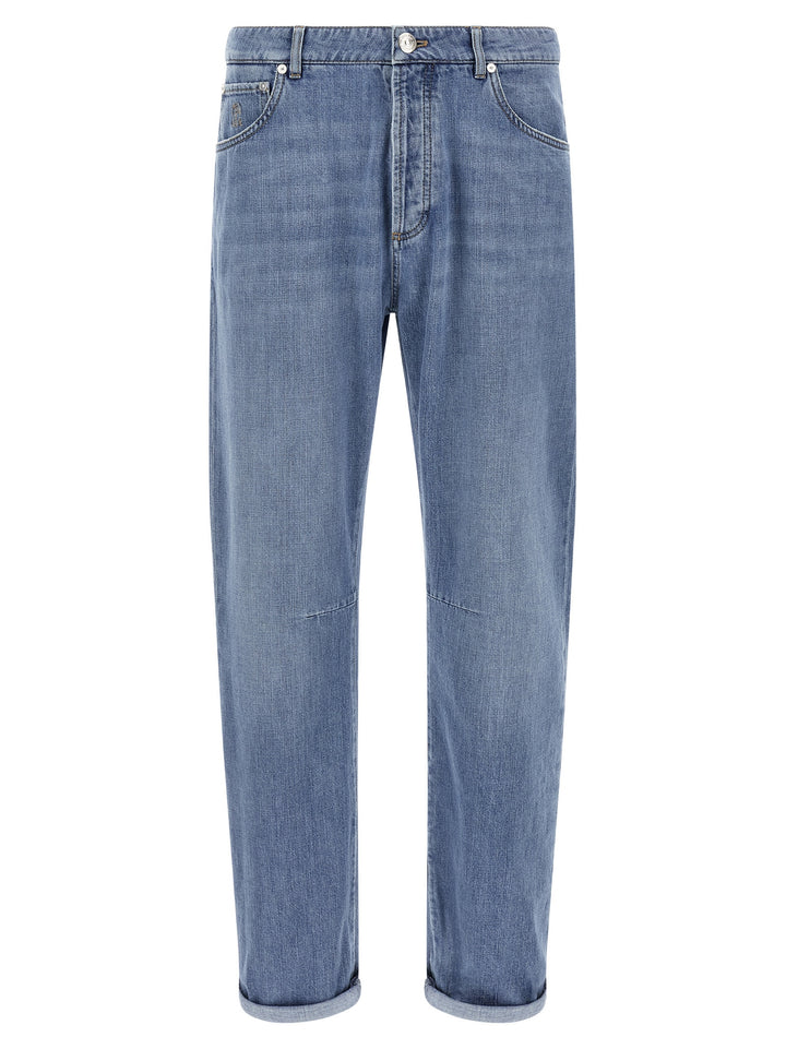 Brunello Cucinelli Denim Jeans - Celeste | f57053dd16aedbbe5c0e018b1abe256cabf7e88f