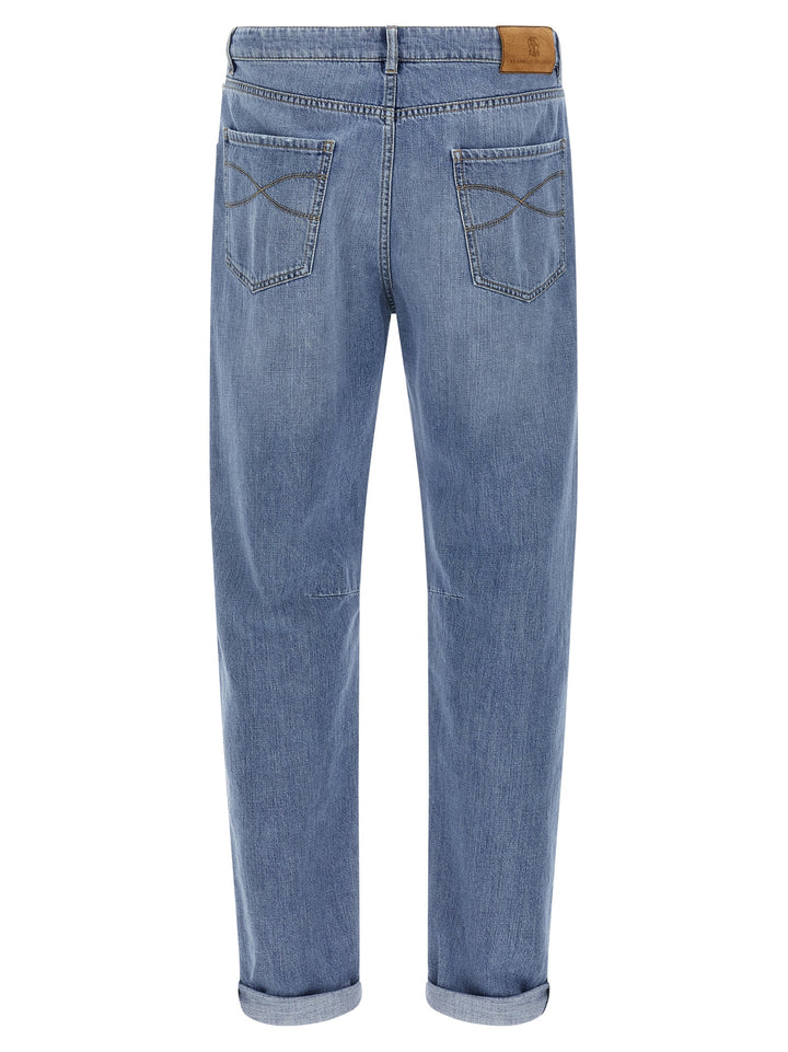 Brunello Cucinelli Denim Jeans - Celeste | 41ea27598f14febc1398c99f7da1285caaacccbe