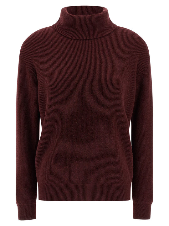 English Coast Turtleneck Sweater Maglioni Bordeaux