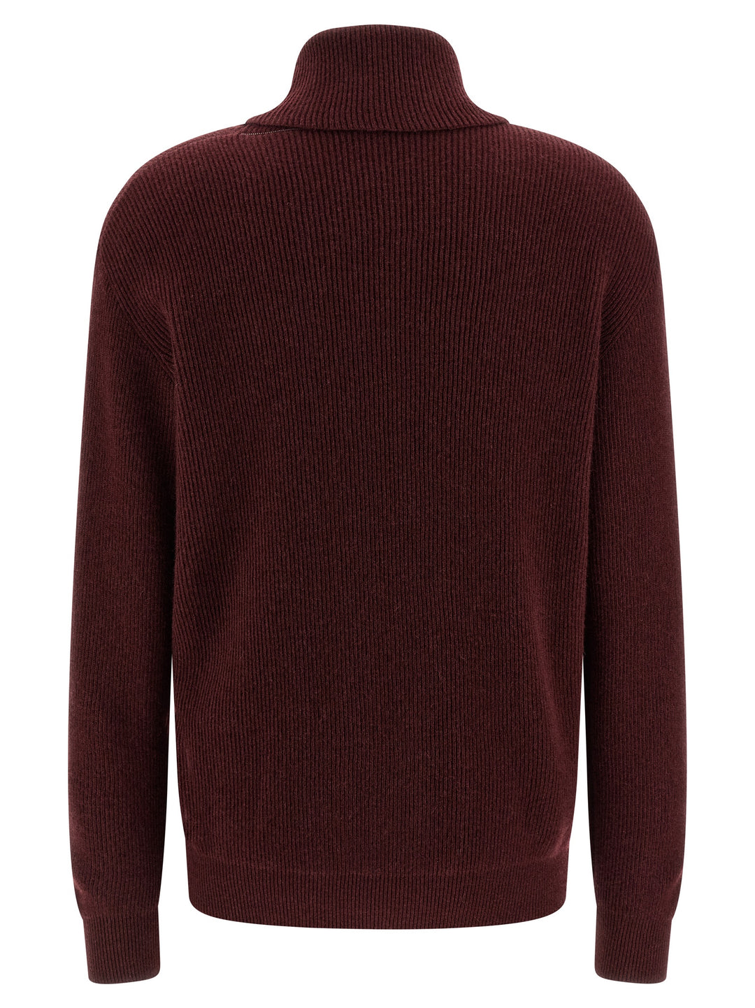 Brunello Cucinelli English Coast Turtleneck Sweater Maglioni - Bordeaux | dba844d4ed6ee918012a5a6b462dda327ae514de