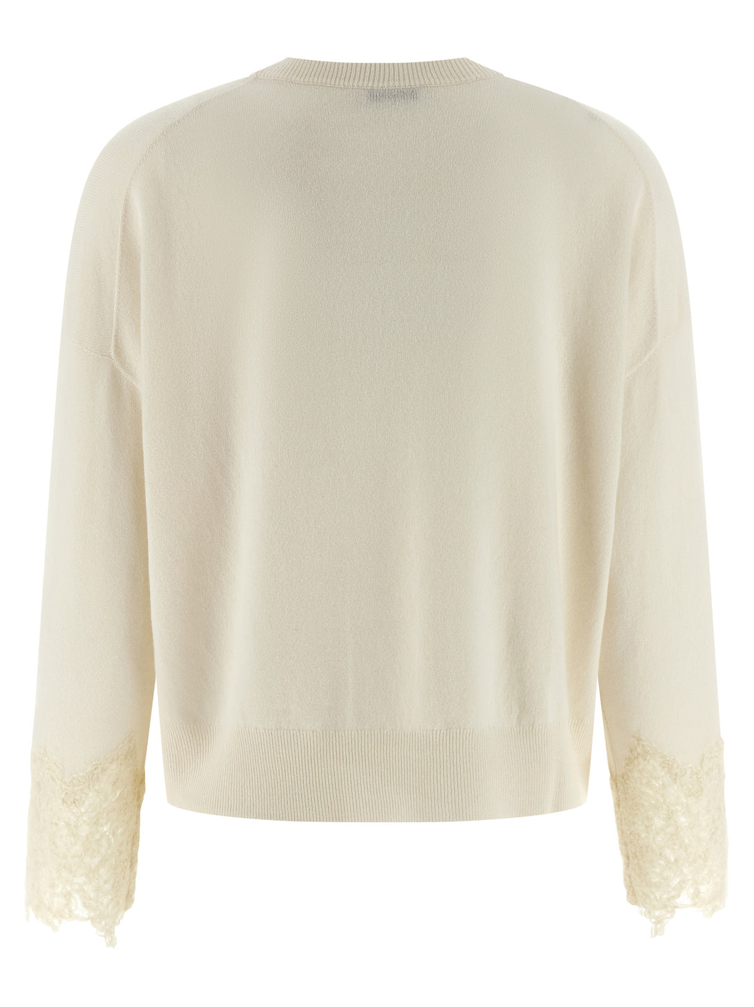 Brunello Cucinelli Knit Cuffs Maglioni - Bianco | 789f505ca865b273e83bfa2b8285cdeff6527e2d