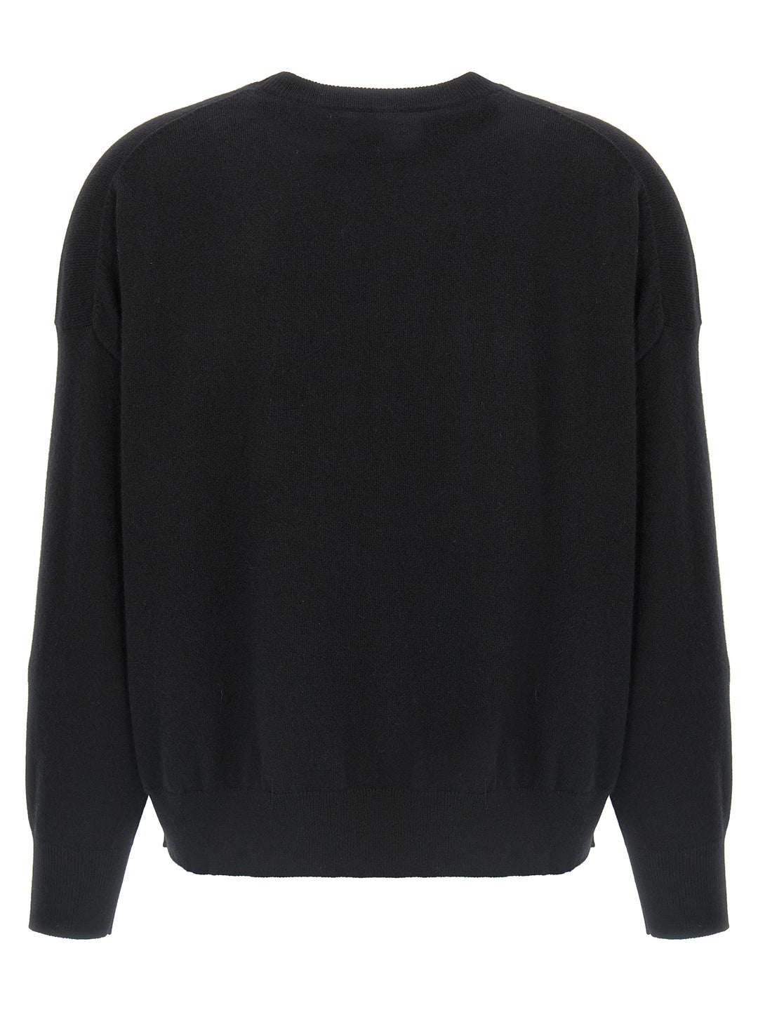 Brunello Cucinelli Monile Crop Sweater Maglioni - Nero | f4138ea5f15d9abe14e435dc3b4be987187ab7e1