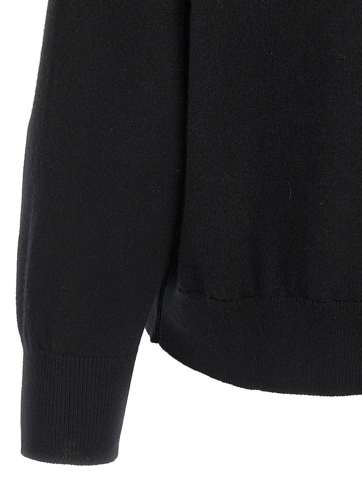 Brunello Cucinelli Monile Crop Sweater Maglioni - Nero | a476006f3eefbe2d0b5d6e046f50d24a8947984a