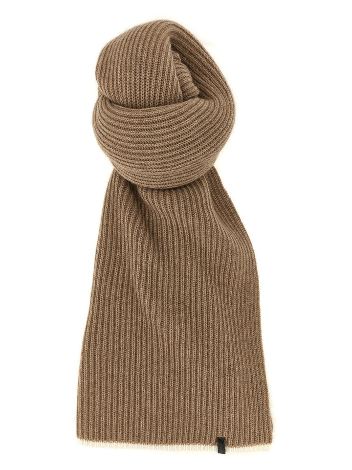 Brunello Cucinelli Monile Cashmere Scarf Sciarpe - Beige | a1c31f9f9ecc60a087635cb0f116186bfe4970d8