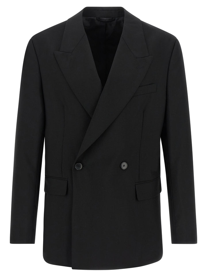 Mfpen Double-Breasted Blazer - Nero | dc8808f6a8049b08dc78967c05958cc5dbb5838f