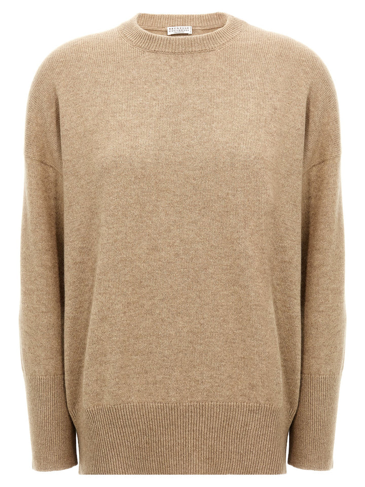 Brunello Cucinelli Monile Sweater Maglioni - Beige | 52abb96680127ae8380b67302ab91dececfc3ce7