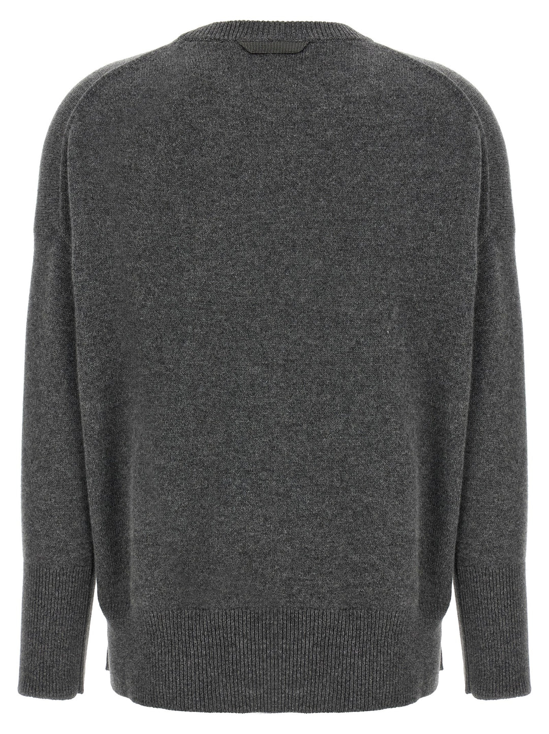 Brunello Cucinelli Monile Cashmere Sweater Maglioni - Grigio | b8c33089483a159c6a992ddcbbc48628fd0532ba