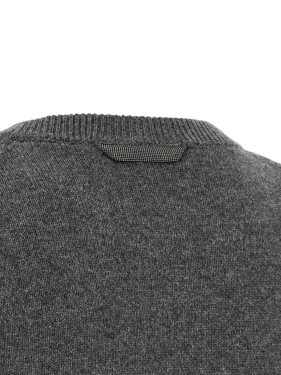 Brunello Cucinelli Monile Cashmere Sweater Maglioni - Grigio | cbf78baec6c08df12319f1e7d0de5653770b25d3