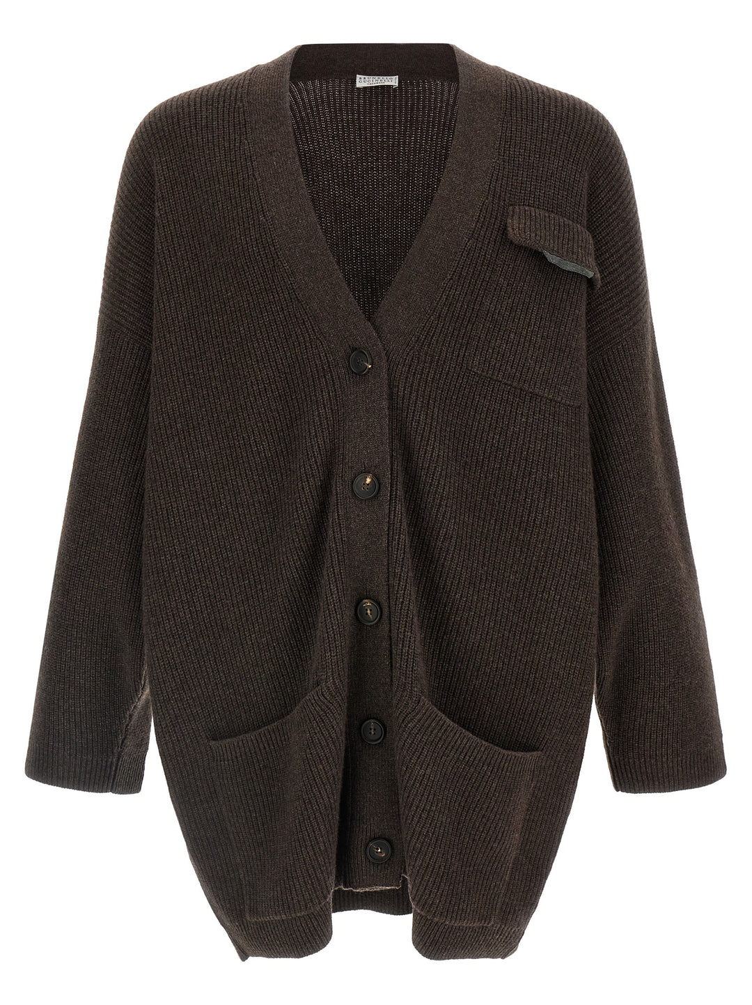 Brunello Cucinelli Cashmere Cardigan Maglioni - Marrone | 9de0fc99b095daea77bd142d5c5fd52ed1f71869