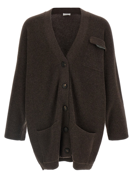 Cashmere Cardigan Maglioni Marrone