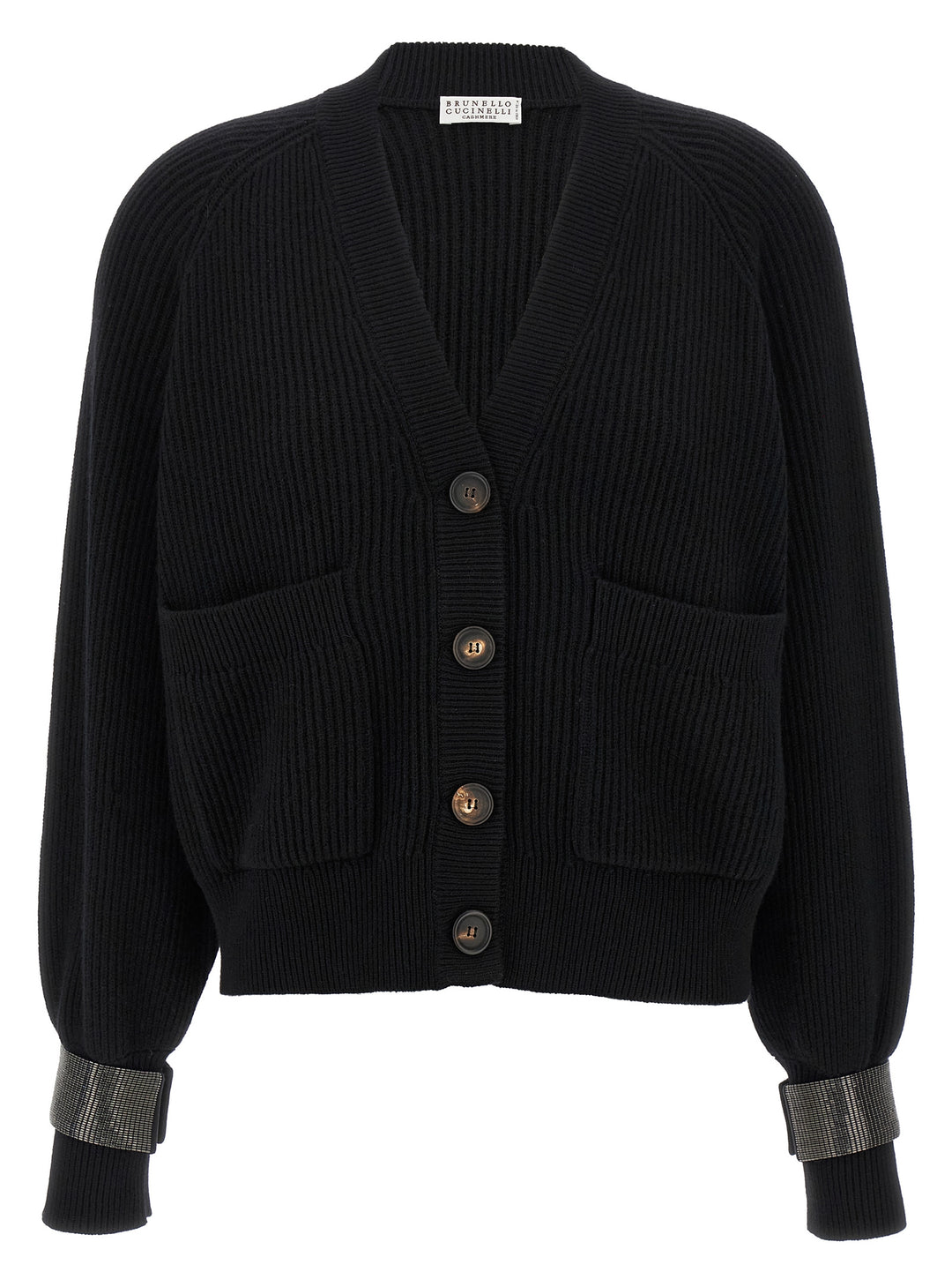 Brunello Cucinelli Monile Cuff Cardigan Maglioni - Nero | cd901fdaeff6c77f08f15b85216d48920a4e5d41