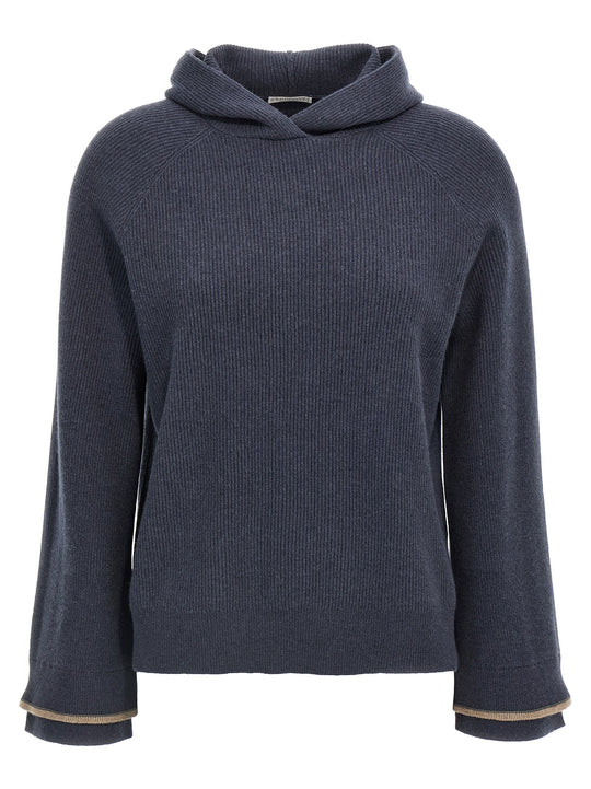 Hooded Sweater Maglioni Blu