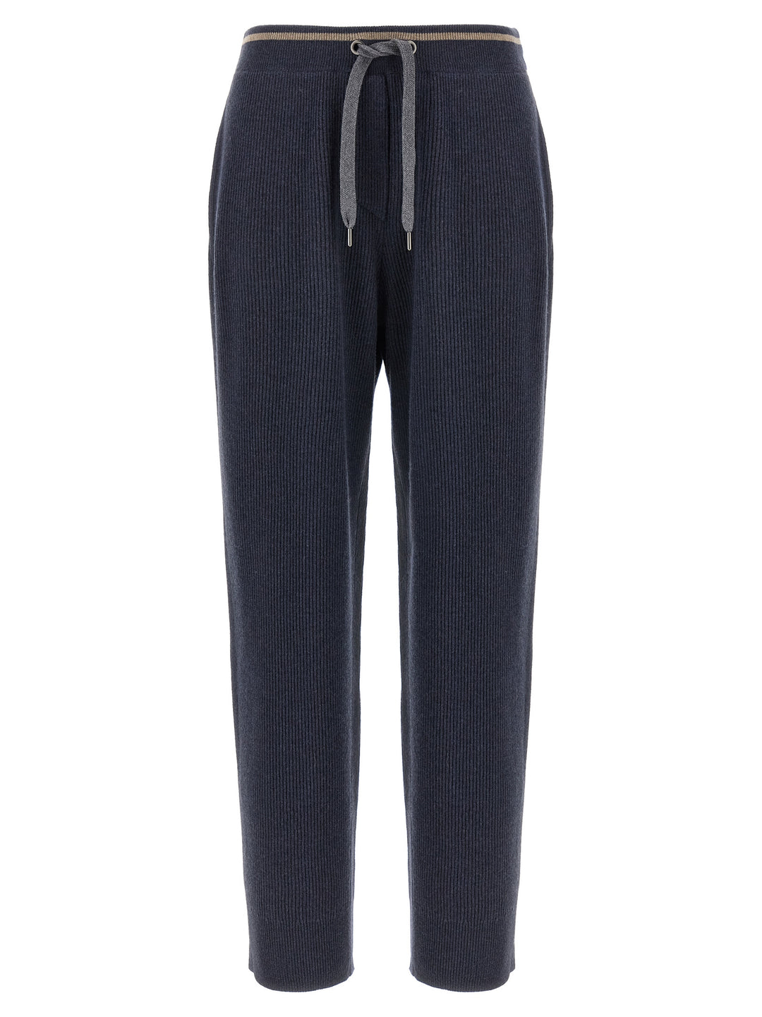 Brunello Cucinelli English Ribbed Trousers Pantaloni - Blu | 5271020f7ccf136195cb809a0cee5f331140e2f3