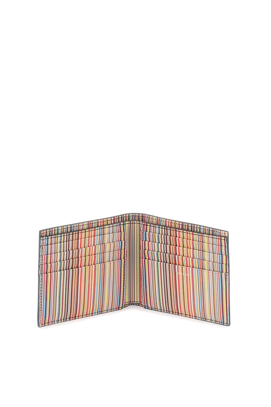 Portafoglio Bi Fold Signature Stripe