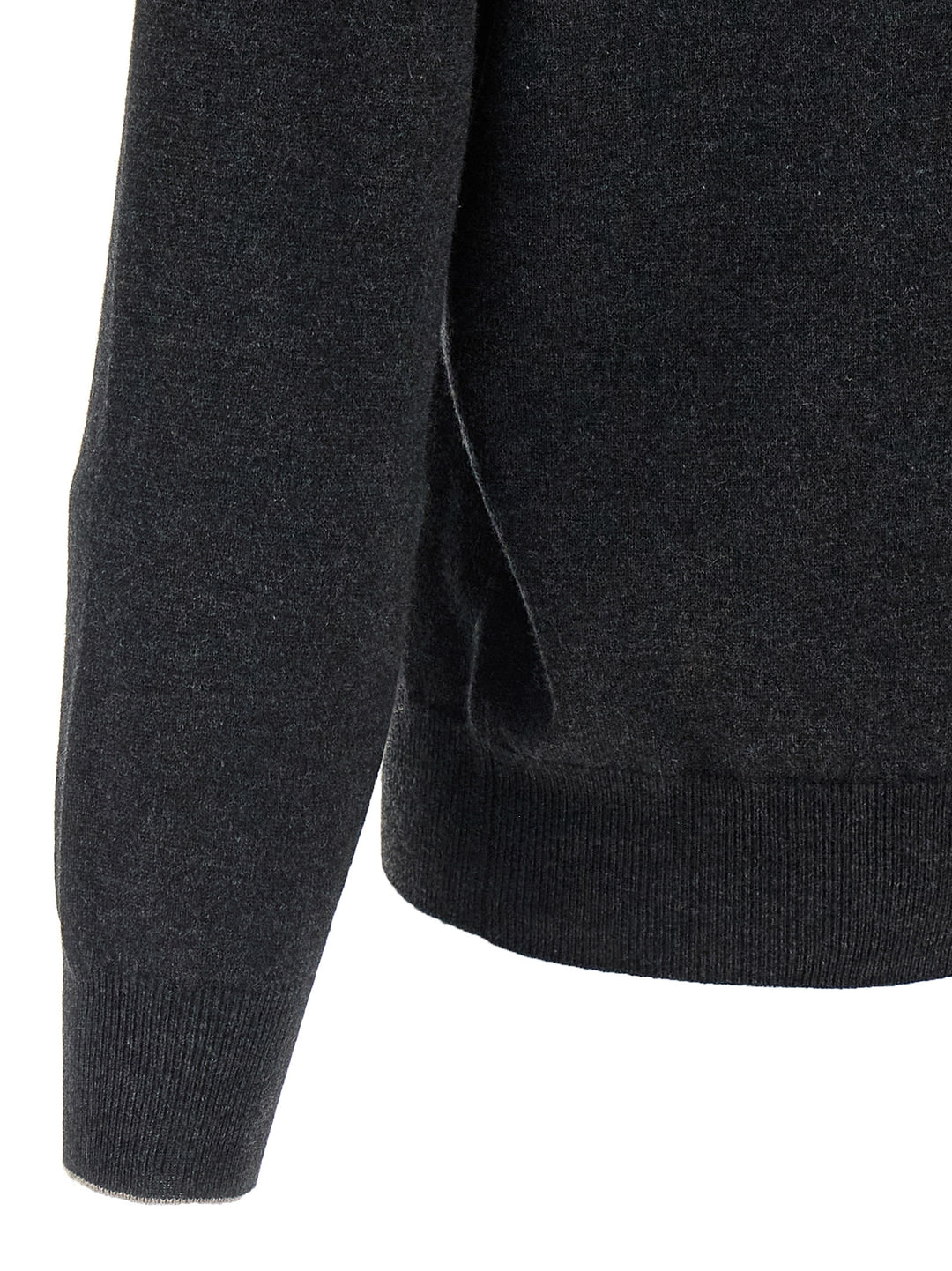 Brunello Cucinelli Zip Cardigan Maglioni - Grigio | 38b0d809cdab1e0b889e3343bac8f7f1e2725943
