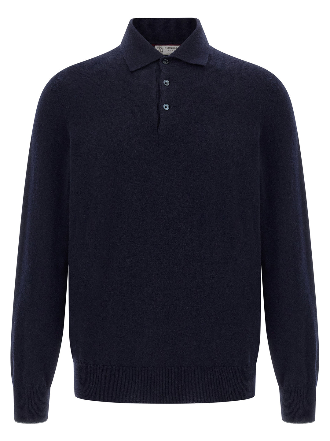 Brunello Cucinelli Cashmere  Shirt Polo - Blu | ce5d7d00b588fb4dcca044f7dae731b8d3b66f0c