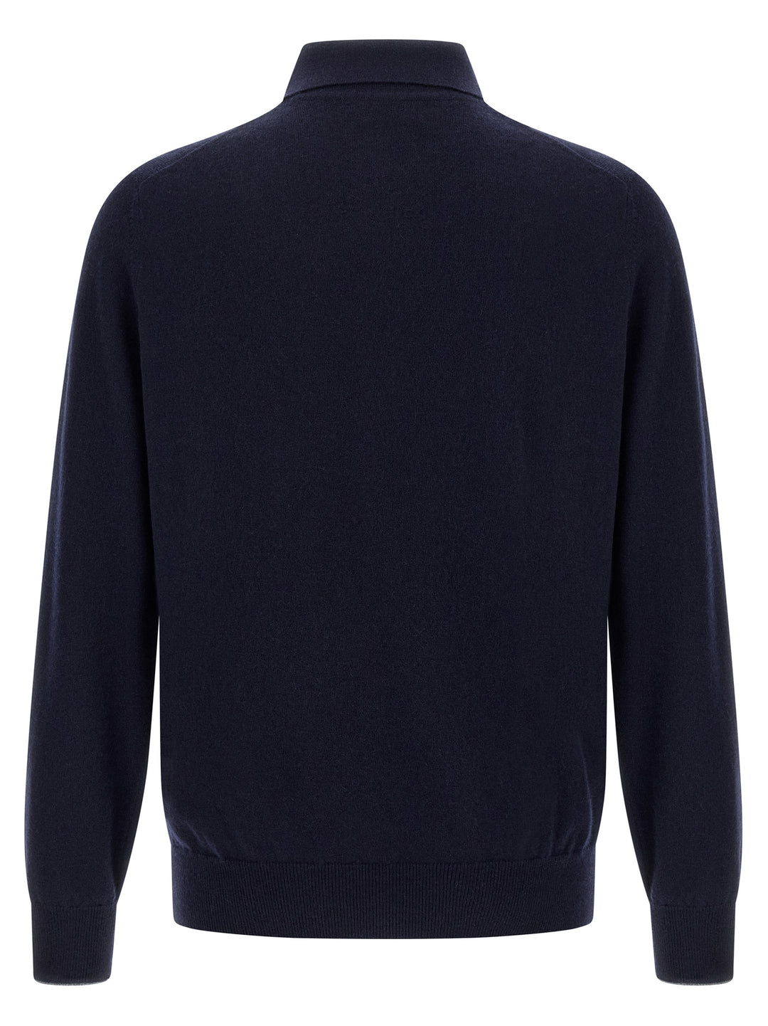 Brunello Cucinelli Cashmere  Shirt Polo - Blu | 7c3fa054e634309cab8db2d528310f3477a77425
