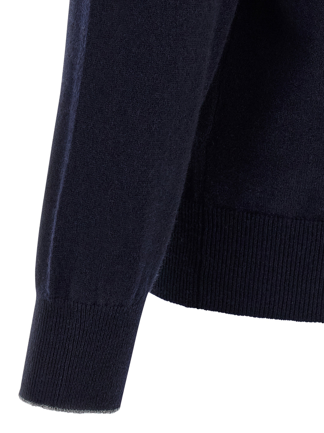 Brunello Cucinelli Cashmere  Shirt Polo - Blu | 590a48dbf7103c8b5a315b805bd45b546e543821