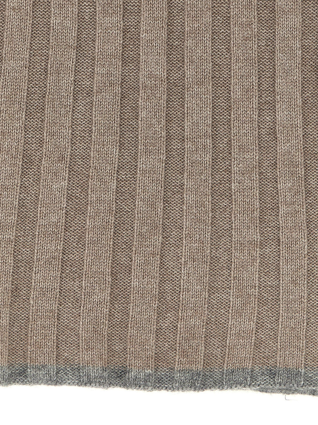 Brunello Cucinelli Ribbed Cashmere Scarf Sciarpe - Beige | b9aa01ea101a35e0b220da9f5ed634793fbce79c