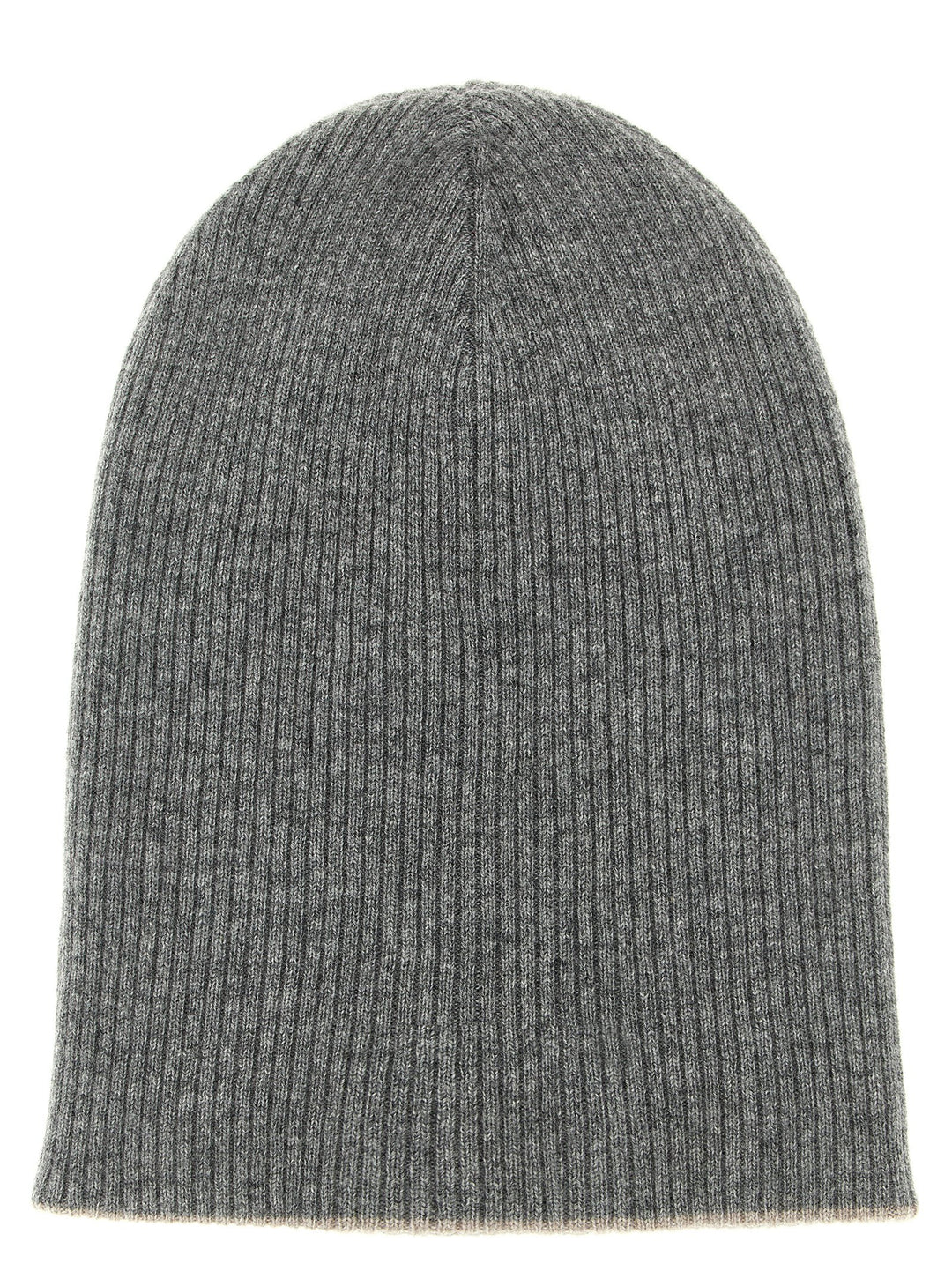 Brunello Cucinelli Cashmere Beanie Cappelli - Grigio | b098a983ade2ede63ea20f296435963b0a3a8d18
