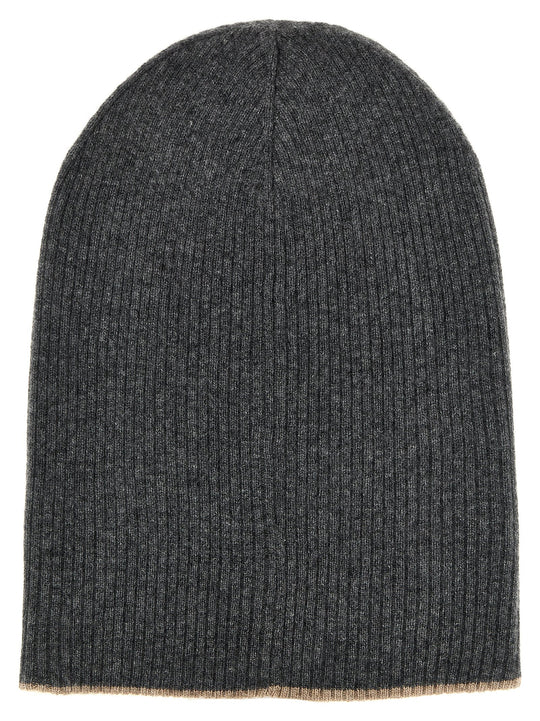Reversible Beanie Cappelli Grigio
