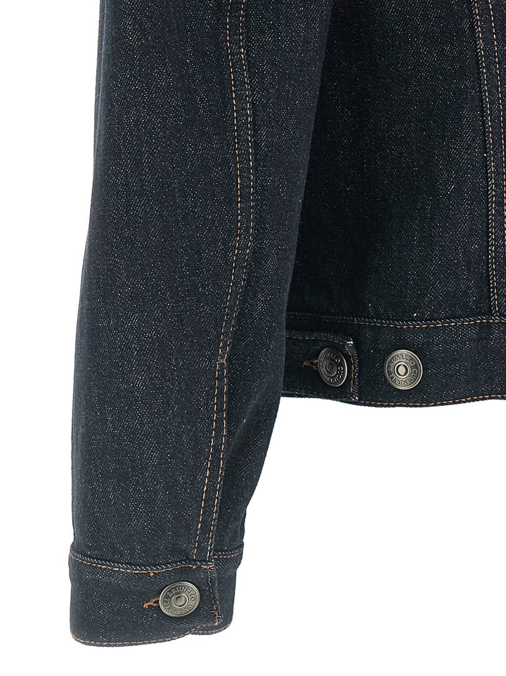 Brunello Cucinelli Denim Jacket Puffer Jackets - Blu | 7e72f83dcd14d6f0c1b7aaadd1b470a438ad948d