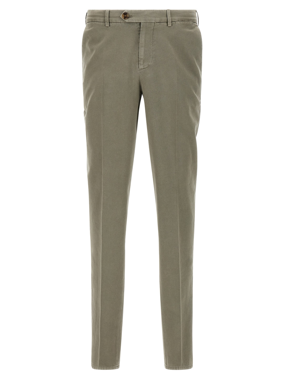 Brunello Cucinelli Cotton Trousers Pantaloni - Verde | f5927d7405ab0f64e329d5b2babe295776b94664