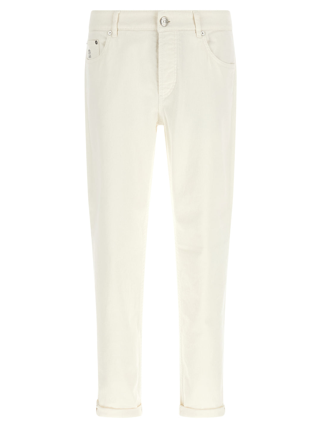 Brunello Cucinelli Traditional Fit Jeans - Bianco | a275841431f3cbe6992a63676904807665f3c300