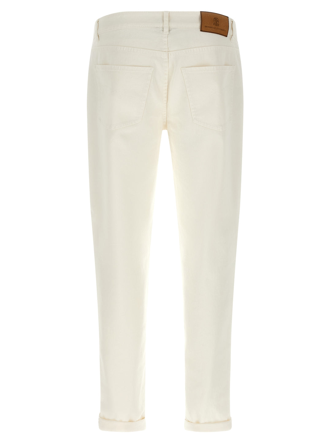 Brunello Cucinelli Traditional Fit Jeans - Bianco | f0e3efc8c9e498227773faa347de551b9ab3c3a9