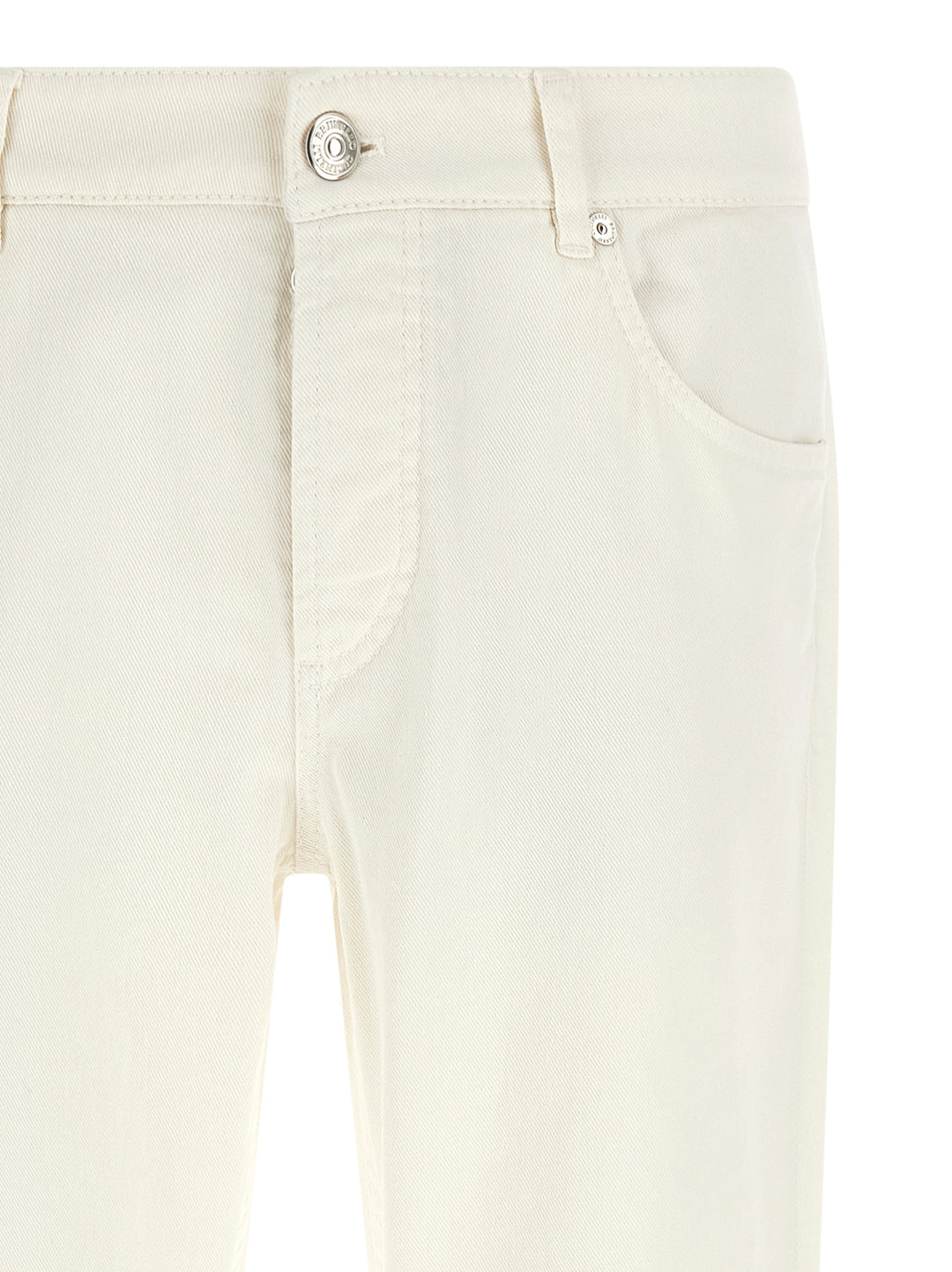 Brunello Cucinelli Traditional Fit Jeans - Bianco | e0ea26a5ff65f01337e27d4b16842a007516110f