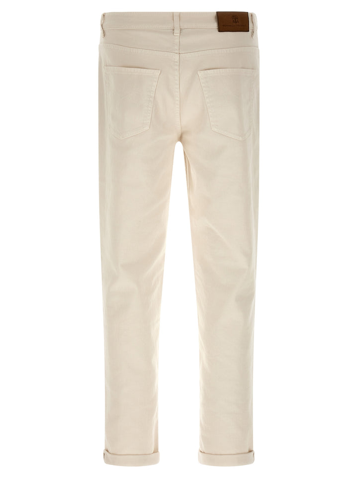 Brunello Cucinelli Comfort Cotton Jeans - Beige | a5a944888e6d835345d96816f548fab520055435