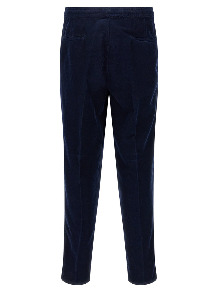 Brunello Cucinelli Corduroy Trousers Pantaloni - Blu | 4c97098d687befd919217bf056eb6561e869a68a